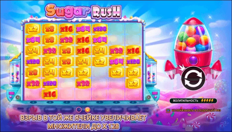 Sugar Rush на деньги